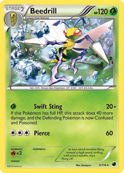 Beedrill Plasma Freeze Pokemon card