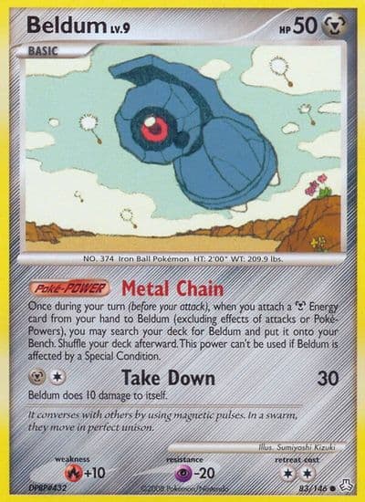 Beldum (83) Legends Awakened Pokemon card