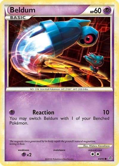 Beldum Unleashed Pokemon card