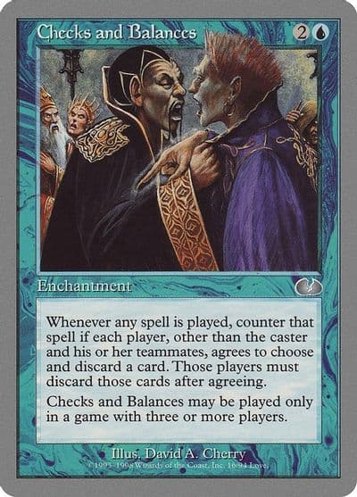 Checks and Balances Unglued Magic card