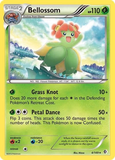 Bellossom Boundaries Crossed Pokemon card