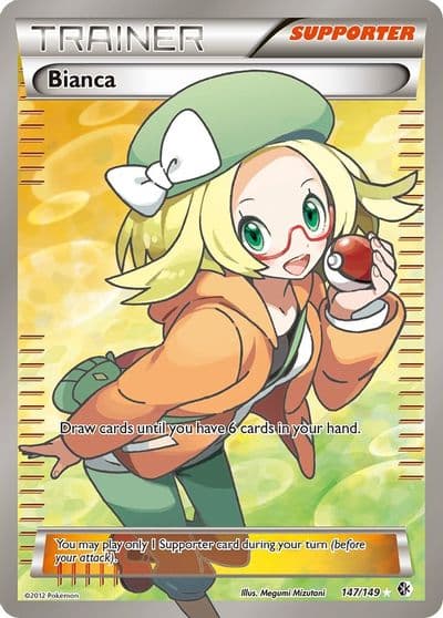 Bianca (147 Full Art) Boundaries Crossed Pokemon card