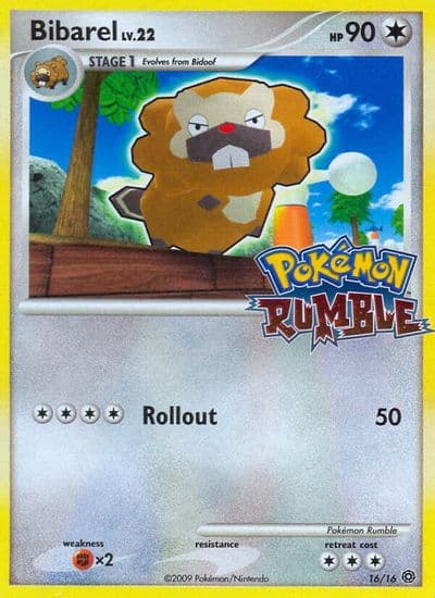 Bibarel Rumble Pokemon card