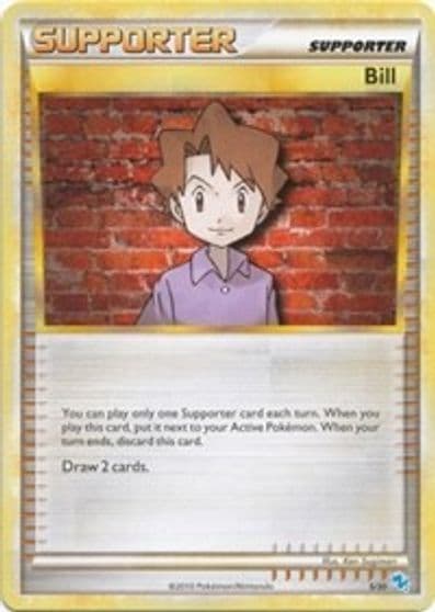 Bill (#5) HGSS Trainer Kit: Gyarados & Raichu Pokemon card