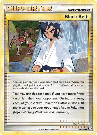 Black Belt Triumphant Pokemon card