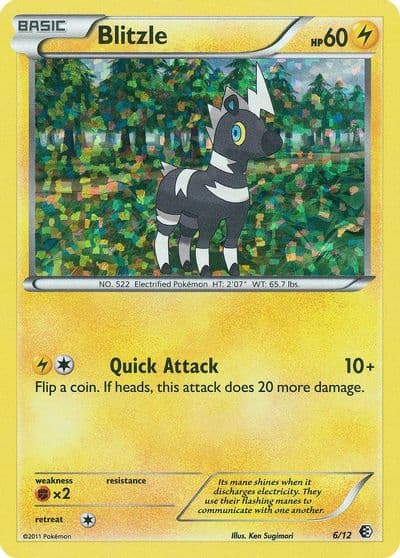 Blitzle McDonald's Promos 2011 Pokemon card