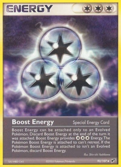 Boost Energy Deoxys Pokemon card