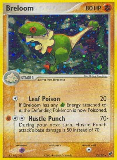 Breloom Deoxys Pokemon card