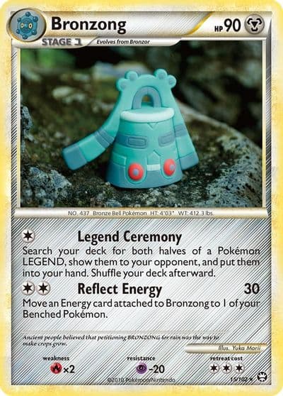 Bronzong Triumphant Pokemon card
