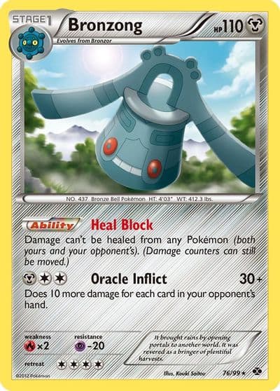 Bronzong Next Destinies Pokemon card