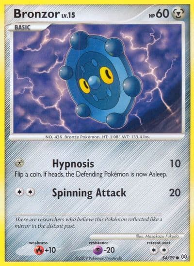 Bronzor (54) Arceus Pokemon card