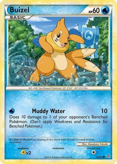 Buizel Unleashed Pokemon card
