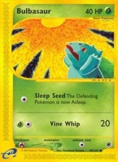 Bulbasaur (95) Expedition Pokemon card