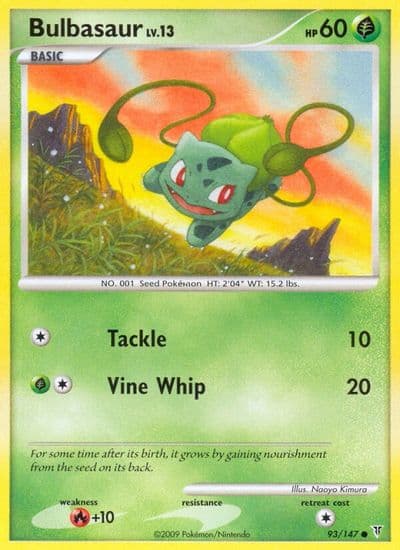 Bulbasaur Supreme Victors Pokemon card