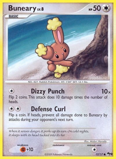 Buneary POP Series 9 Pokemon card