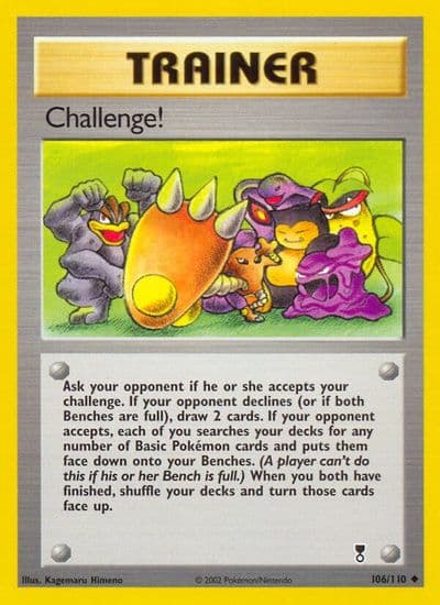 Challenge! Legendary Collection Pokemon card