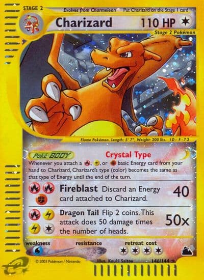 Charizard Skyridge Pokemon card