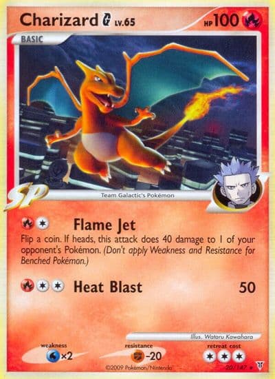 Charizard G Supreme Victors Pokemon card