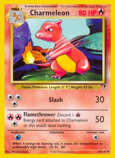 Charmeleon Legendary Collection Pokemon card