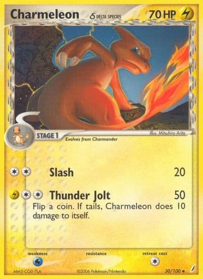 Charmeleon (Delta Species) Crystal Guardians Pokemon card