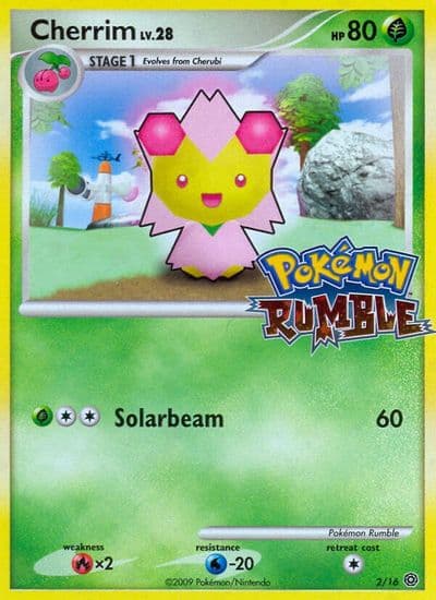 Cherrim Rumble Pokemon card