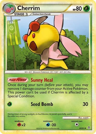 Cherrim Unleashed Pokemon card