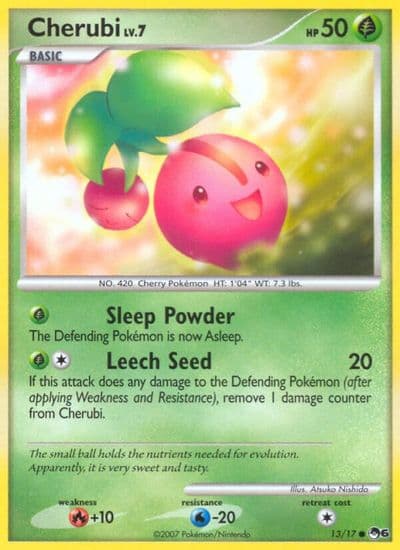 Cherubi POP Series 6 Pokemon card