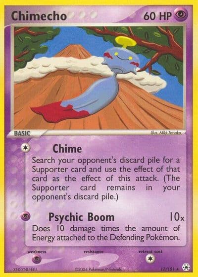 Chimecho Hidden Legends Pokemon card