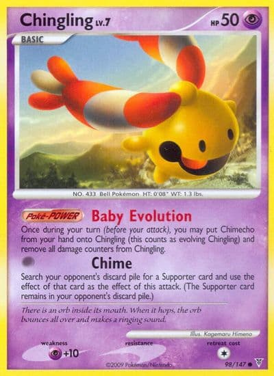 Chingling Supreme Victors Pokemon card