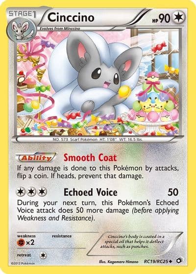 Cinccino Legendary Treasures: Radiant Collection Pokemon card