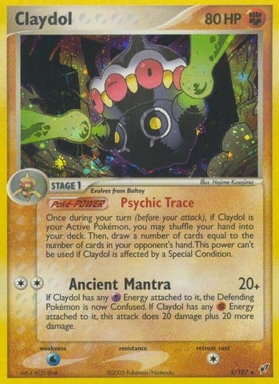 Claydol Deoxys Pokemon card