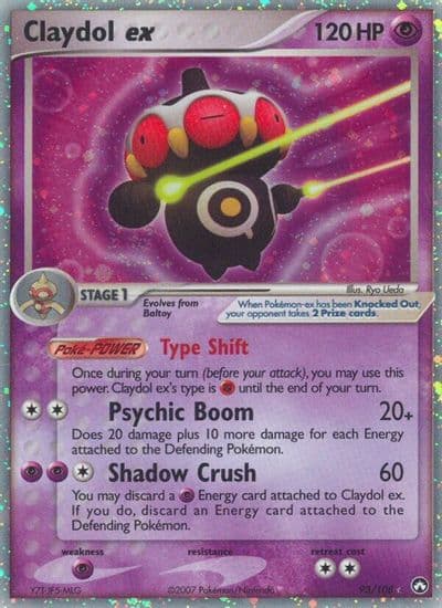 Claydol ex Power Keepers Pokemon card