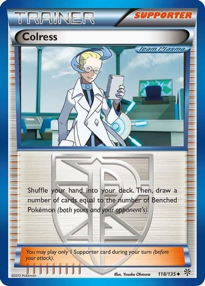 Colress (Team Plasma) Plasma Storm Pokemon card