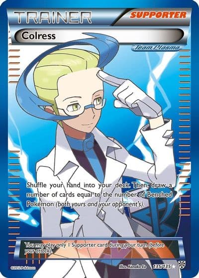 Colress (Team Plasma) (135 Full Art) Plasma Storm Pokemon card