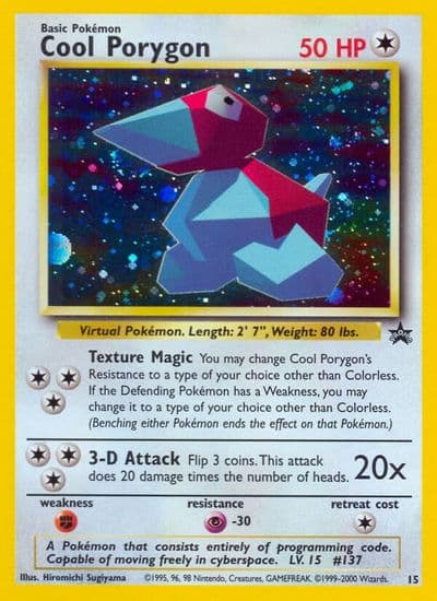 Cool Porygon WoTC Promo Pokemon card