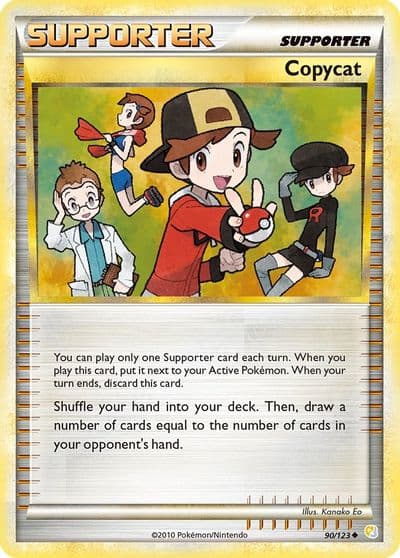Copycat HeartGold SoulSilver Pokemon card