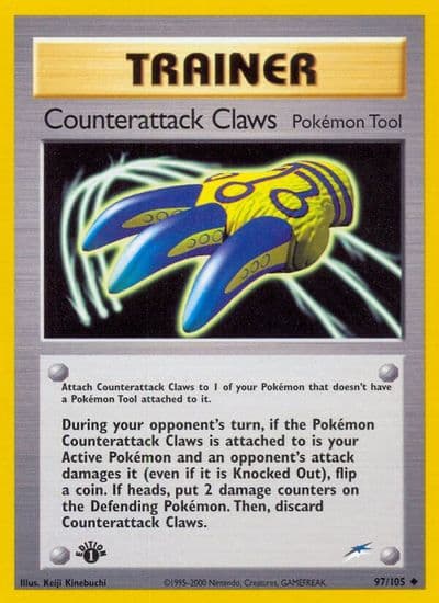 Counterattack Claws Neo Destiny Pokemon card