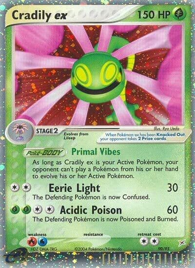 Cradily ex Team Magma vs Team Aqua Pokemon card