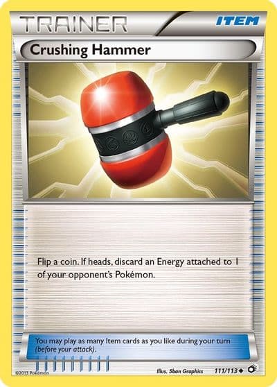 Crushing Hammer Legendary Treasures Pokemon card