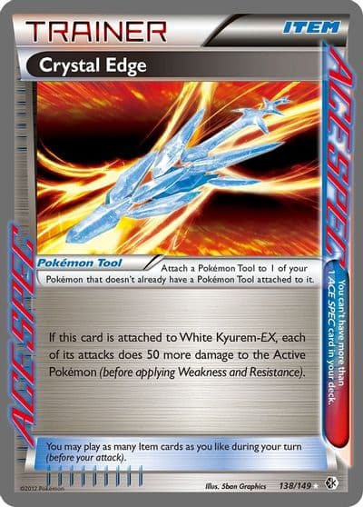 Crystal Edge Boundaries Crossed Pokemon card