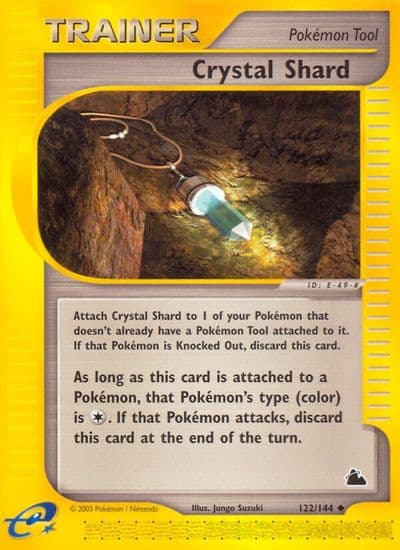 Crystal Shard Skyridge Pokemon card