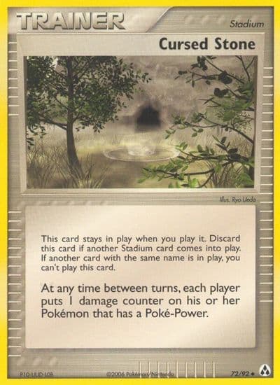 Cursed Stone Legend Maker Pokemon card