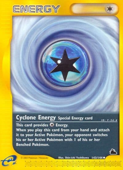 Cyclone Energy Skyridge Pokemon card