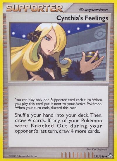 Cynthia's Feelings Legends Awakened Pokemon card