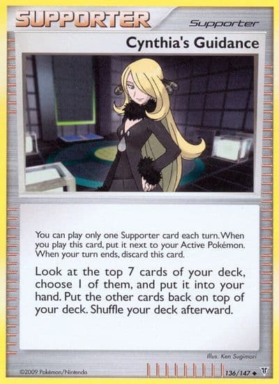 Cynthia's Guidance Supreme Victors Pokemon card