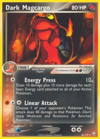 Dark Magcargo Team Rocket Returns Pokemon card