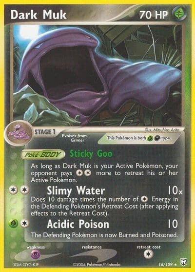Dark Muk Team Rocket Returns Pokemon card