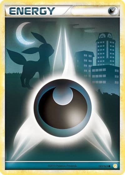 Darkness Energy (Basic) HeartGold SoulSilver Pokemon card