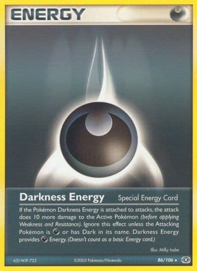 Darkness Energy (Special) Emerald Pokemon card