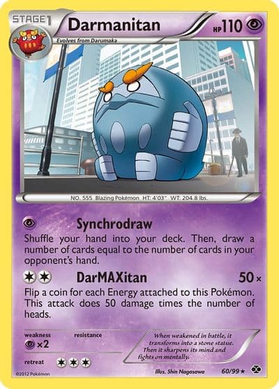 Darmanitan Next Destinies Pokemon card